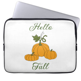 Hallo Herfst Minimalistisch Schattig Laptop Sleeve