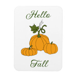 Hallo Herfst Minimalistisch Schattig Magneet
