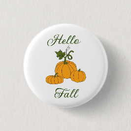 Hallo Herfst Minimalistisch Schattig Ronde Button 3,2 Cm