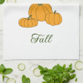 Hallo Herfst Minimalistisch Schattig Theedoek (Gevouwen)