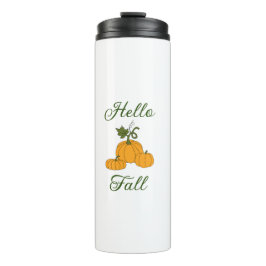 Hallo Herfst Minimalistisch Schattig Thermosbeker