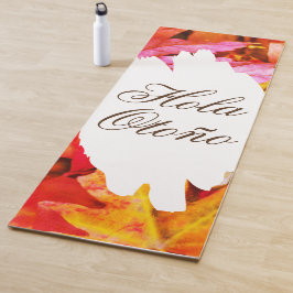 Hallo Herfst Modern l Herfstbladeren Eenvoudig Mon Yogamat