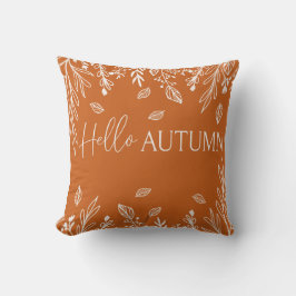 Hallo Herfst Moderne Typografie Kussen