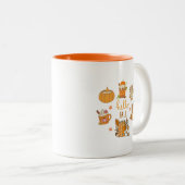 Hallo Herfst Mok – Cute Autumn Geschenk Kop (Voorkant rechts)