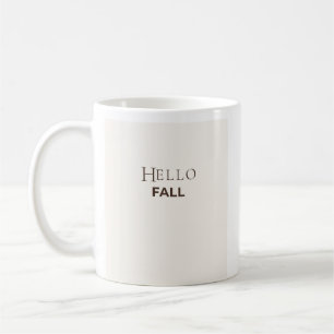 Hallo Herfst Mok Minimalistische Herfst Koffiemo