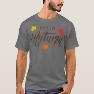 hallo Herfst najaar Herfst pompoen voor vrouwen T-shirt