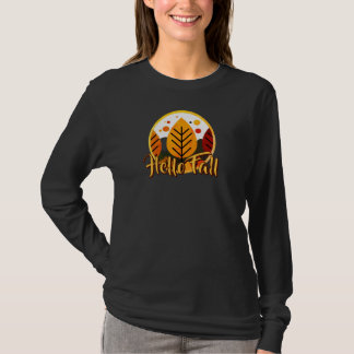 Hallo Herfst Natuur Bos T-shirt