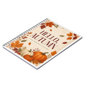 Hallo Herfst Notitieboek (Linkerzijde)