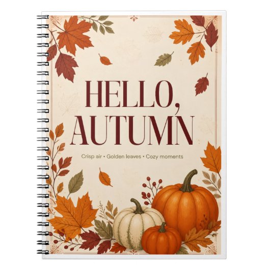 Hallo Herfst Notitieboek (Voorkant)