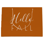 hallo Herfst Oranje najaar Groot Cadeauzakje (Voorkant)