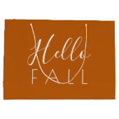hallo Herfst Oranje najaar Groot Cadeauzakje (Achterkant)