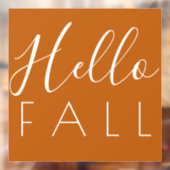 hallo Herfst Oranje najaar Raamsticker (Vel 2)