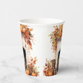 Hallo Herfst Papier Koffie Herfst mok,  herfst Papieren Bekers (Rechts)