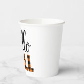 hallo Herfst Papieren Bekers (Links)