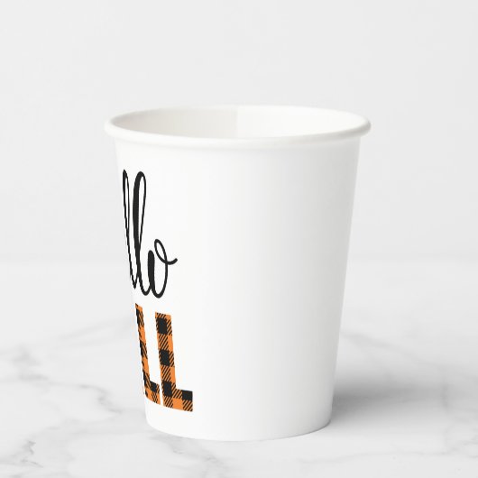 hallo Herfst Papieren Bekers (Links)