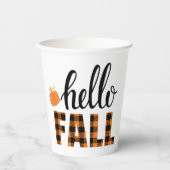 hallo Herfst Papieren Bekers (Voorkant)