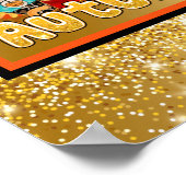 hallo herfst Pas Tekst en Kleur aan Poster (Hoek)