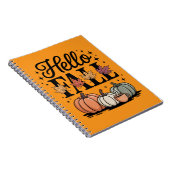 Hallo Herfst Pompoen Autumn Notitieboek (Rechterzijde)