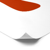 Hallo Herfst pompoen en blad herfst Poster (Hoek)