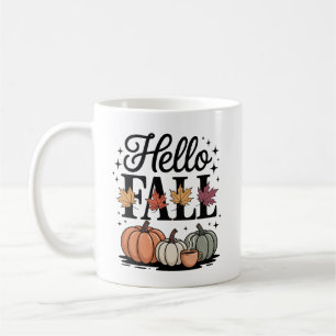 Hallo Herfst Pompoen Herfst Koffiemok