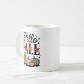 Hallo Herfst Pompoen Najaar Koffiemok (Voorkant links)