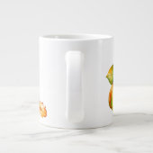 hallo Herfst, pompoenen A Plenty Grote Koffiekop (Achterkant)