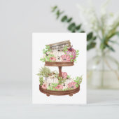 Hallo Herfst pompoenen en bladeren herfstoogst Briefkaart (Staand voorkant)