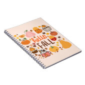 Hallo Herfst pompoenen Notitieboek (Rechterzijde)