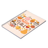 Hallo Herfst pompoenen Notitieboek (Linkerzijde)