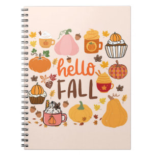 Hallo Herfst Pompoenen Notitieboek