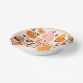 Hallo Herfst pompoenen Papieren Kommen (Gebogen)