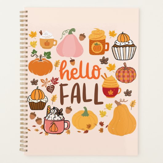 Hallo Herfst pompoenen Planner (Voorkant)