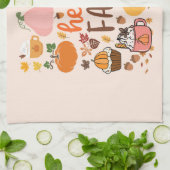 Hallo Herfst Pompoenen Theedoek (Gevouwen)