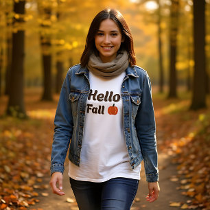 Hallo Herfst – Pompoenseizoen Gezellig Herfstontwe T-shirt