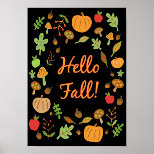 hallo Herfst! Poster