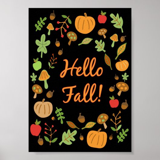 Hallo Herfst! Poster (Voorkant)
