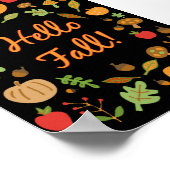 Hallo Herfst! Poster (Hoek)