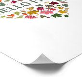 hallo Herfst Poster (Hoek)