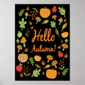 hallo herfst! poster (Voorkant)