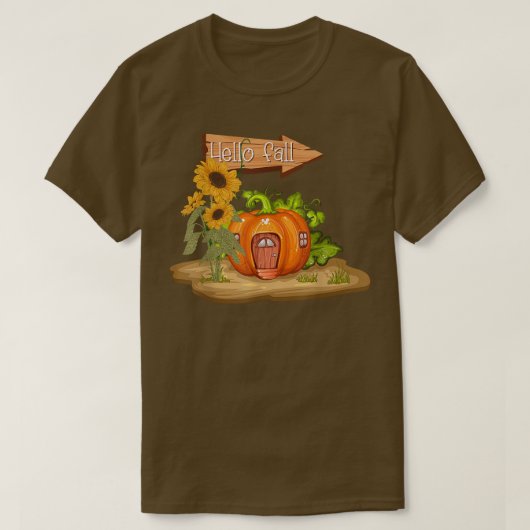 hallo Herfst Pumpkin 2022Hallo herfst T-shirt (Design voorkant)