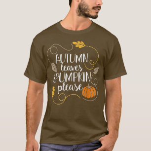hallo Herfst Pumpkin Autumn Leaves & Pumpkin Alsje T-shirt