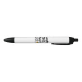 hallo Herfst Pumpkin Spice & Jesus Christus Herfst Zwarte Inkt Pen (Bodem)