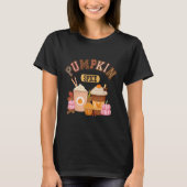 Hallo Herfst Pumpkin Spice Latte Coffee Halloween T-shirt (Voorkant)