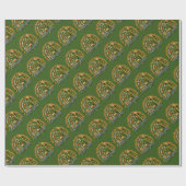 hallo Herfst Pumpkin Trendy Cadeaupapier (Vlak)