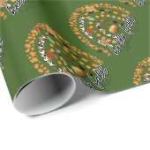 hallo Herfst Pumpkin Trendy Cadeaupapier (Rol Hoek)