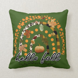 hallo Herfst Pumpkin Trendy Cotton 16"X16 Kussen