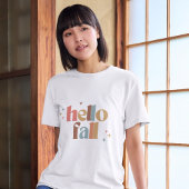 Hallo Herfst Retro Typografie T-shirt