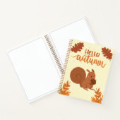 Hallo Herfst schattig 🤎🍂🍁🥨 Notitieboek (Binnen)