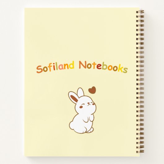 Hallo Herfst schattig 🤎🍂🍁🥨 Notitieboek (Achterkant)