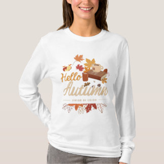 Hallo Herfst - seizoen van kleur T-shirt